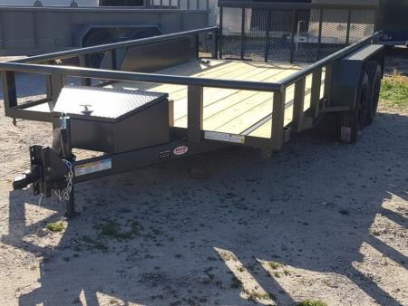 New 2026 MEB 83' x 18' Pipetop Utility Trailer W/ Ramp 7K Utility Trailer