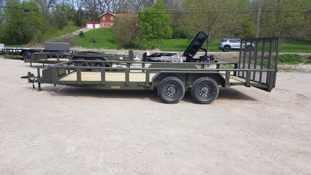 New 2026 MEB 83' x 18' Pipetop Utility Trailer W/ Ramp 7K Utility Trailer