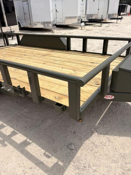New 2026 MEB 83' x 16' Pipetop Utility Trailer W/ Ramp 7K