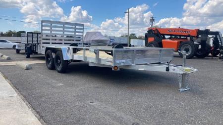 New 2026 Quality Steel and Aluminum 7x16 aluminum Landscape Trailer