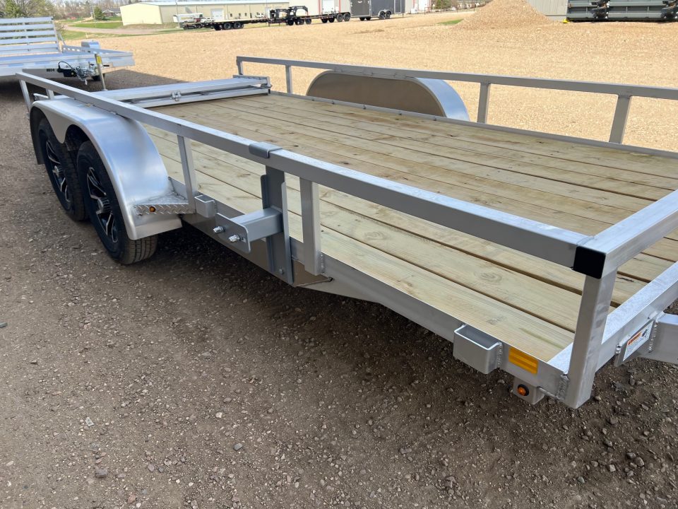 New 2026 H&H Trailers 16' Tandem Aluminum Utility Utility Trailer