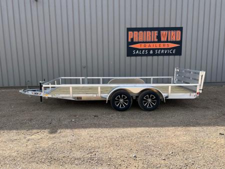 New 2026 H&H Trailers 16' Tandem Aluminum Utility Utility Trailer