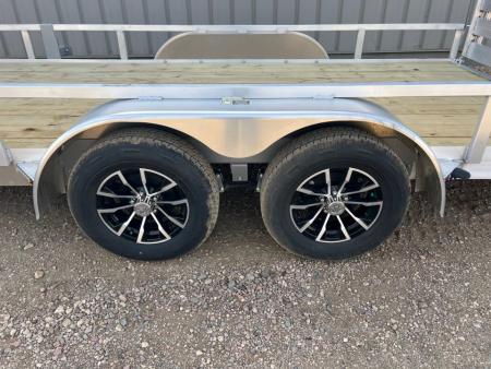 New 2026 H&H Trailers 16' Tandem Aluminum Utility Utility Trailer