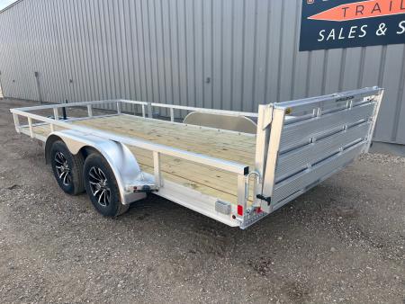 New 2026 H&H Trailers 16' Tandem Aluminum Utility Utility Trailer