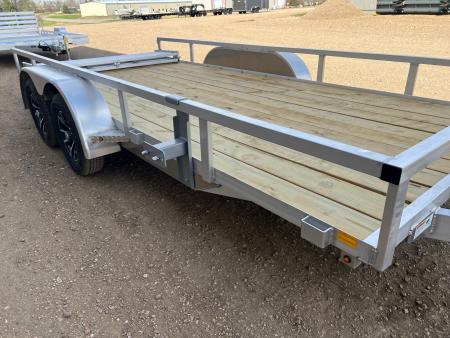New 2026 H&H Trailers 16' Tandem Aluminum Utility Utility Trailer