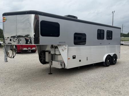 Used 2022 Sundowner 2 Horse Gooseneck Living Quarters Horse Trailer