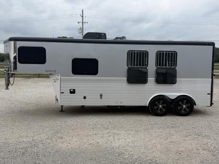 Used 2022 Sundowner 2 Horse Gooseneck Living Quarters Horse Trailer