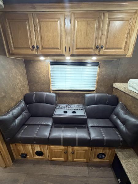Used 2022 Sundowner 2 Horse Gooseneck Living Quarters Horse Trailer