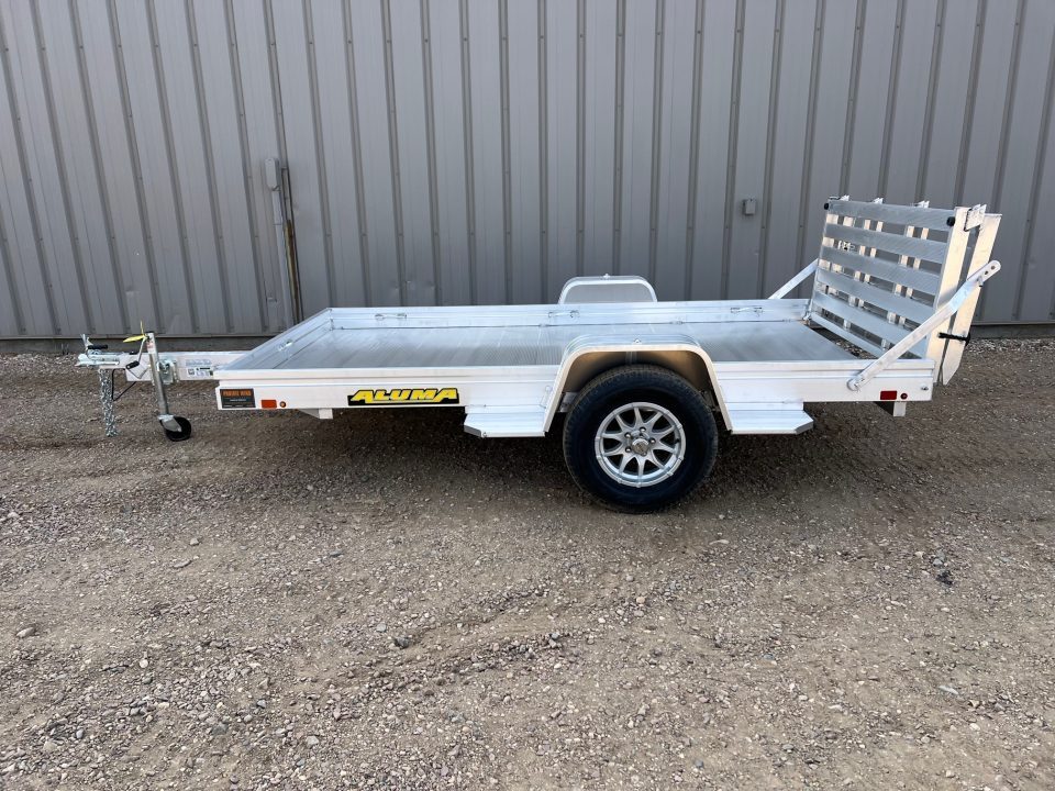 New 2027 Aluma 10' 6810H Aluminum Utility Trailer