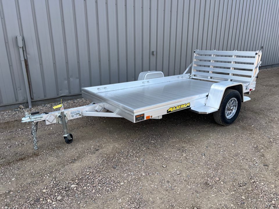 New 2027 Aluma 10' 6810H Aluminum Utility Trailer