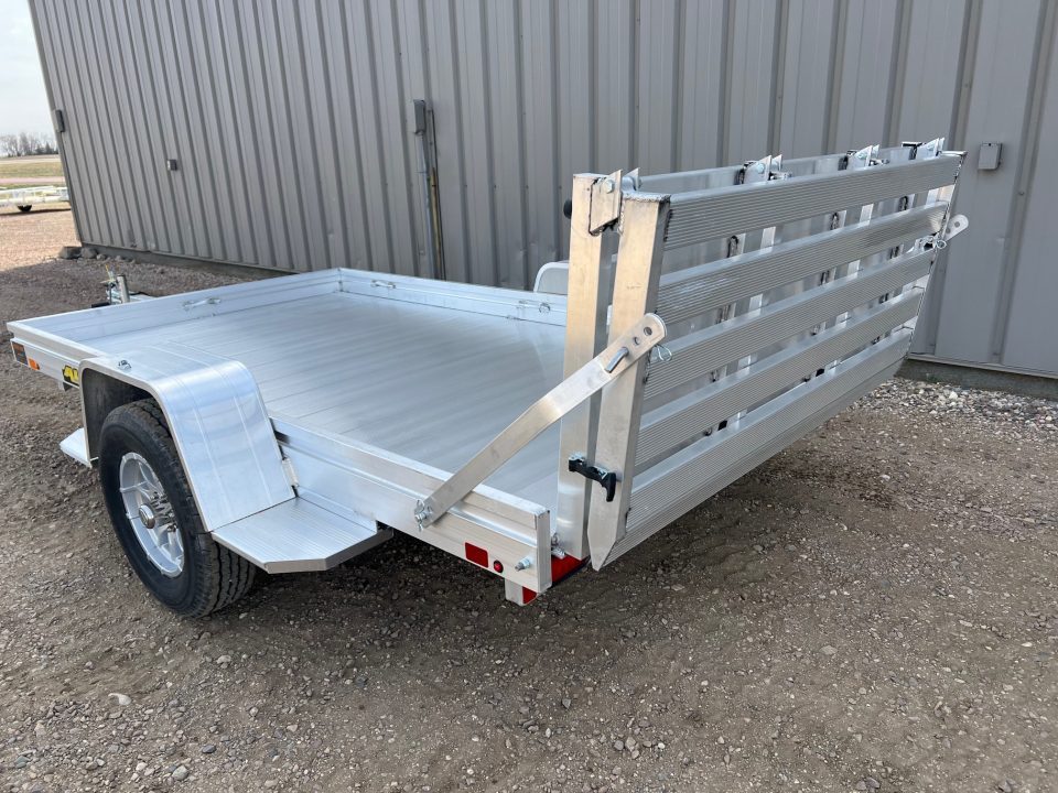 New 2027 Aluma 10' 6810H Aluminum Utility Trailer