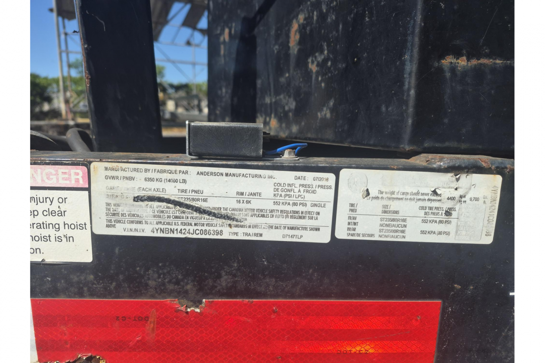 Used 2018 Anderson Manufacturing