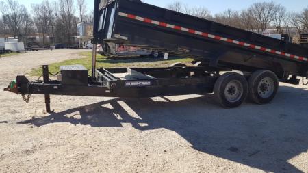 Used 2021 SURE-TRAC 82x16 16K Telescopic Dump Trailer