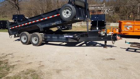 Used 2021 SURE-TRAC 82x16 16K Telescopic Dump Trailer