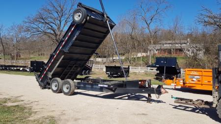 Used 2021 SURE-TRAC 82x16 16K Telescopic Dump Trailer
