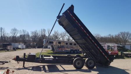 Used 2021 SURE-TRAC 82x16 16K Telescopic Dump Trailer