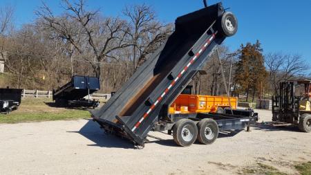 Used 2021 SURE-TRAC 82x16 16K Telescopic Dump Trailer