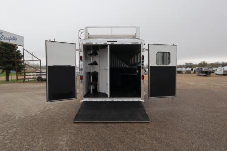 Used 2016 Bison Trailers 4 Horse LQ Trailer