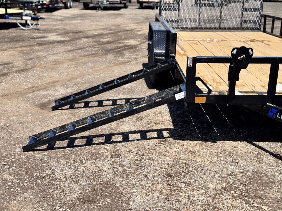New 2026 Load Trail 7-16 Tandem Axle Ramp Gate Utility W/ ATV Ramps 7K GVWR