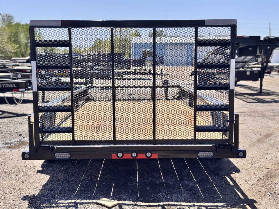 New 2026 Load Trail 7-16 Tandem Axle Ramp Gate Utility W/ ATV Ramps 7K GVWR