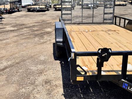New 2026 Load Trail 7-16 Tandem Axle Ramp Gate Utility W/ ATV Ramps 7K GVWR