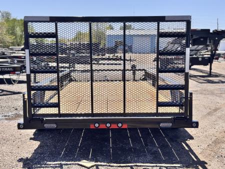 New 2026 Load Trail 7-16 Tandem Axle Ramp Gate Utility W/ ATV Ramps 7K GVWR