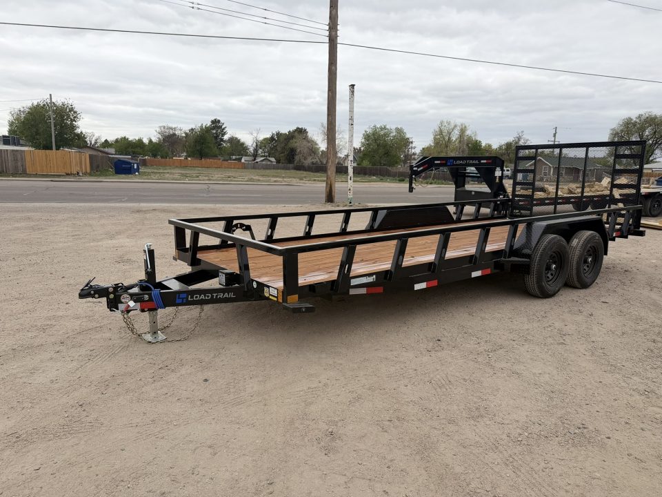 New 2026 Load Trail 7-20 Tandem Axle Ramp Gate Utility 10K GVWR