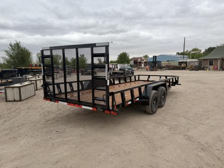 New 2026 Load Trail 7-20 Tandem Axle Ramp Gate Utility 10K GVWR