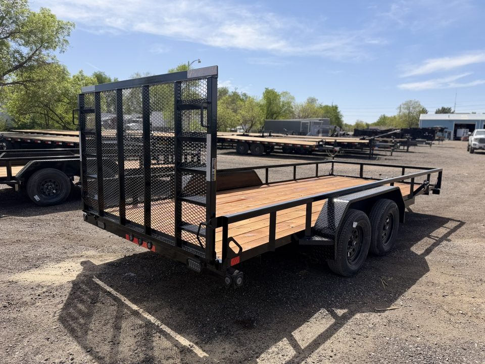 New 2026 Load Trail 7-18 Tandem Axle Ramp Gate Utility 7K GVWR