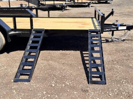 New 2026 Load Trail 7-16 Tandem Axle Ramp Gate Utility W/ ATV Ramps 7K GVWR