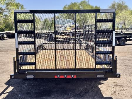 New 2026 Load Trail 7-16 Tandem Axle Ramp Gate Utility W/ ATV Ramps 7K GVWR