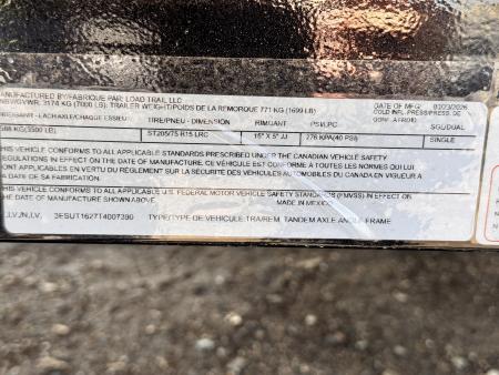 New 2026 Load Trail 7-16 Tandem Axle Ramp Gate Utility W/ ATV Ramps 7K GVWR