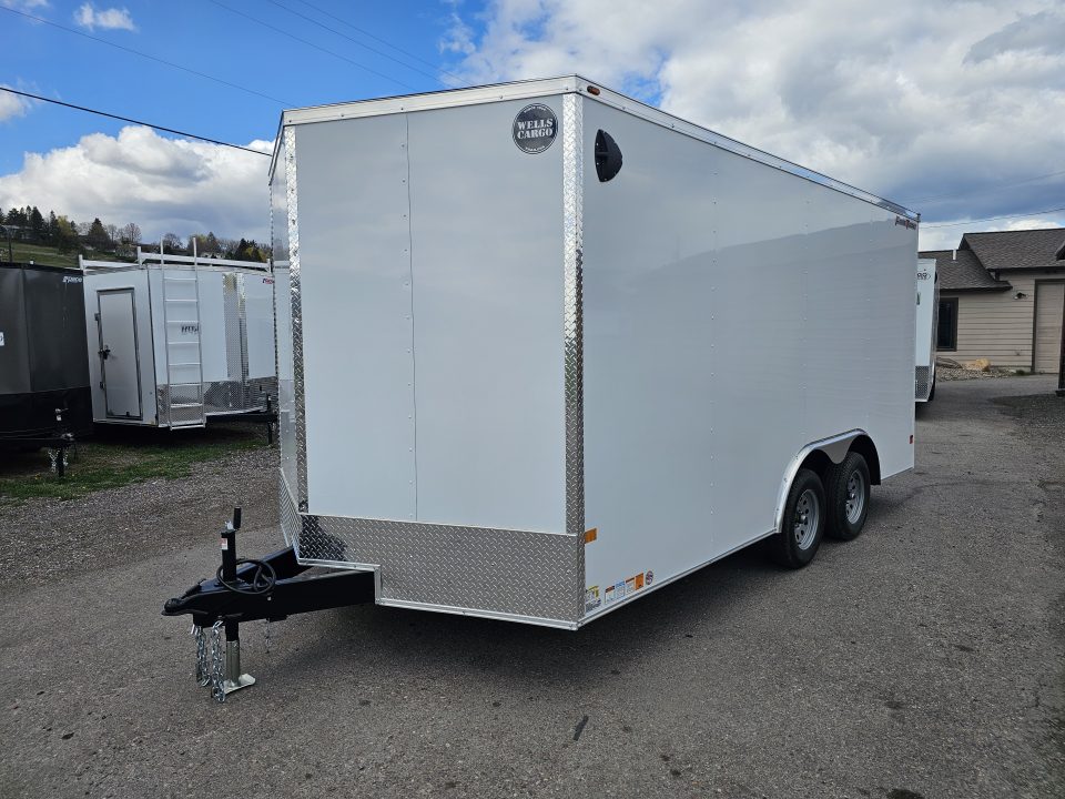 New 2026 Wells Cargo 8.5x16 Enclosed Cargo Trailer