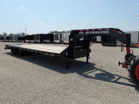 New 2026 PJ Trailers 102x32 LD322 Flatbed Trailer