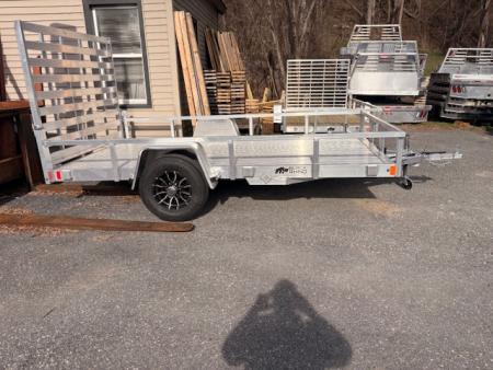 New 2026 Black Rhino LSS 7' x 12' - Aluminum Deck Utility Trailer - 5K GVW