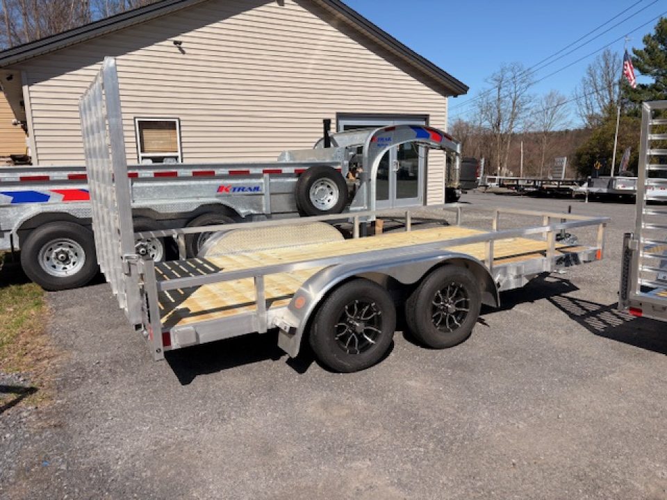 New 2026 BLACK RHINO LST 714 7' x 14' Tandem Axle Aluminum Utility Trailer - 7K GVW