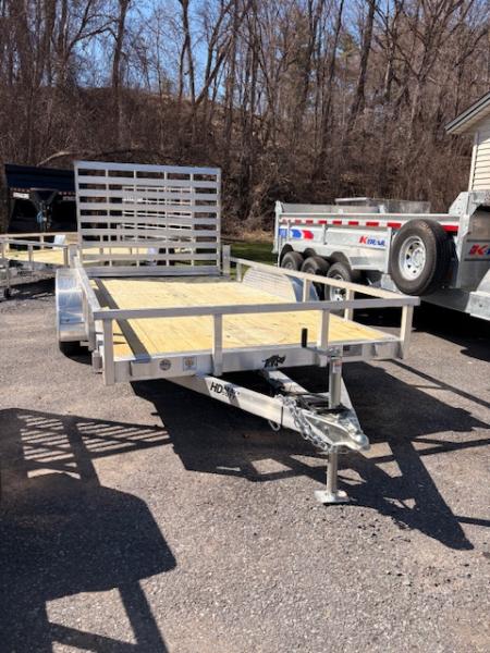 New 2026 BLACK RHINO LST 714 7' x 14' Tandem Axle Aluminum Utility Trailer - 7K GVW