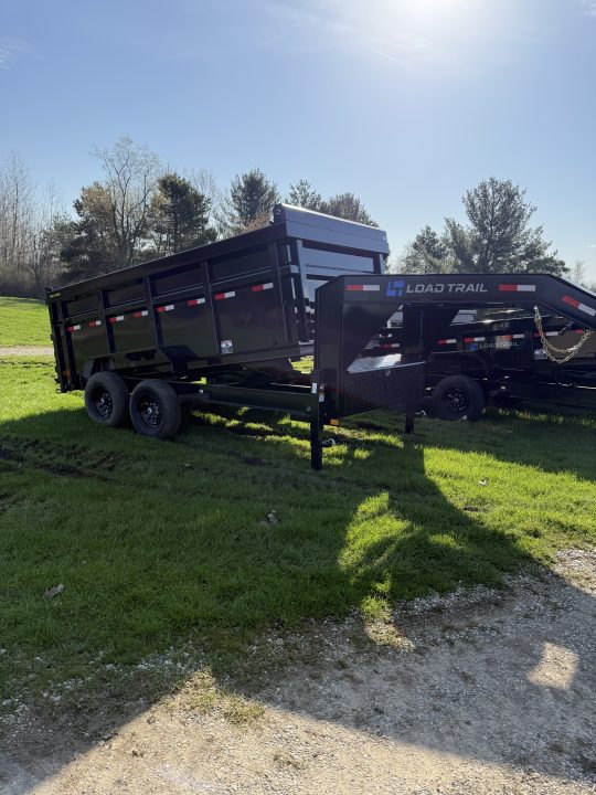 New 2026 Load Trail 83X14 GOOSENECK DUMP 4'SIDES 14K Dump Trailer