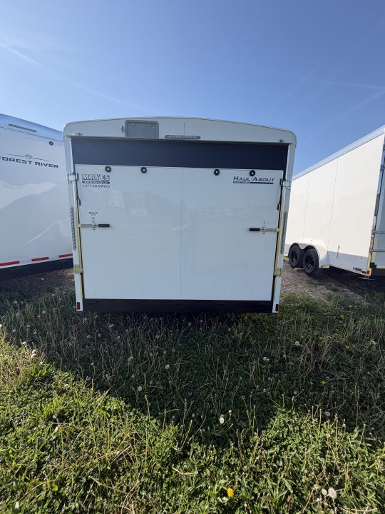New 2026 Haul About Trailers LPD8520TA3 Cargo / Enclosed Trailer 102X20 TA RAMP DOOR (GVW:9990) WHITE
