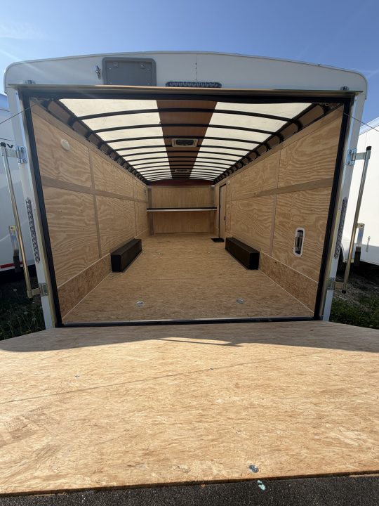 New 2026 Haul About Trailers LPD8520TA3 Cargo / Enclosed Trailer 102X20 TA RAMP DOOR (GVW:9990) WHITE