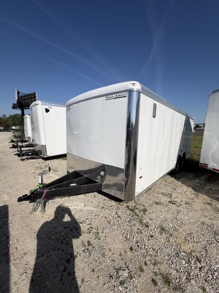 New 2026 Haul About Trailers LPD8520TA3 Cargo / Enclosed Trailer 102X20 TA RAMP DOOR (GVW:9990) WHITE