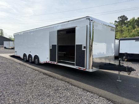 New 2026 Haulmark EDGE 34 Race Trailer, Polycor, Insulated, Sportsman Plus Package, 18K GVWR