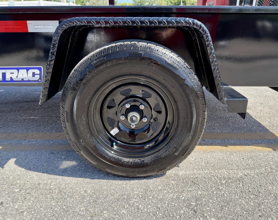 Used 2025 Sure-Trac 5x10 Steel High Side 3K Utility Trailer