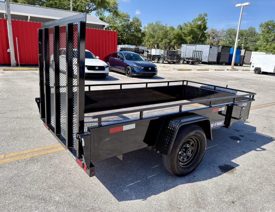 Used 2025 Sure-Trac 5x10 Steel High Side 3K Utility Trailer