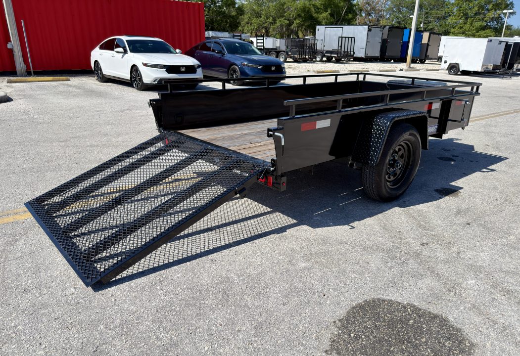 Used 2025 Sure-Trac 5x10 Steel High Side 3K Utility Trailer