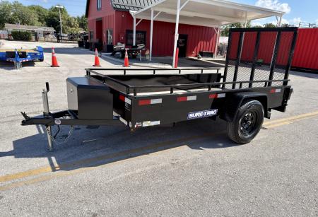 Used 2025 Sure-Trac 5x10 Steel High Side 3K Utility Trailer