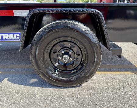 Used 2025 Sure-Trac 5x10 Steel High Side 3K Utility Trailer