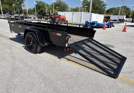 Used 2025 Sure-Trac 5x10 Steel High Side 3K Utility Trailer
