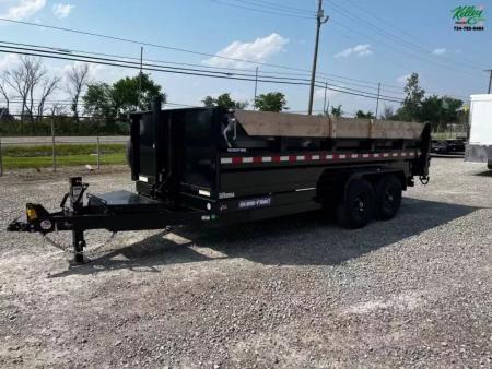 New 2026 Sure-Trac 82 x16 14K Telescopic Pro Dump Trailer