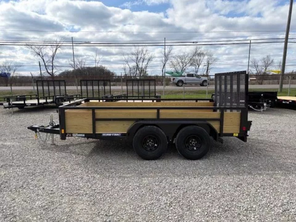 New 2026 Sure-Trac 7 x 12 7K 3-Board Utility Trailer